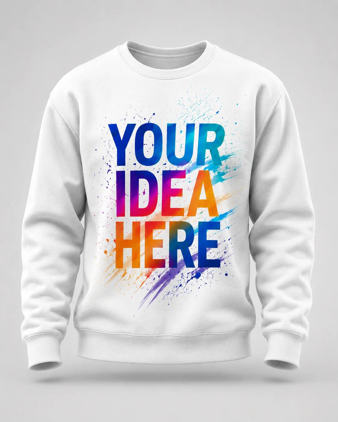 Personalized Sweatshirt – Add Your Own Design, Logo or Text